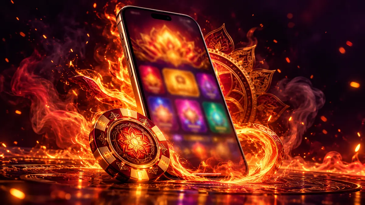 Fireball mobil kaszinó okostelefonon – illusztráció