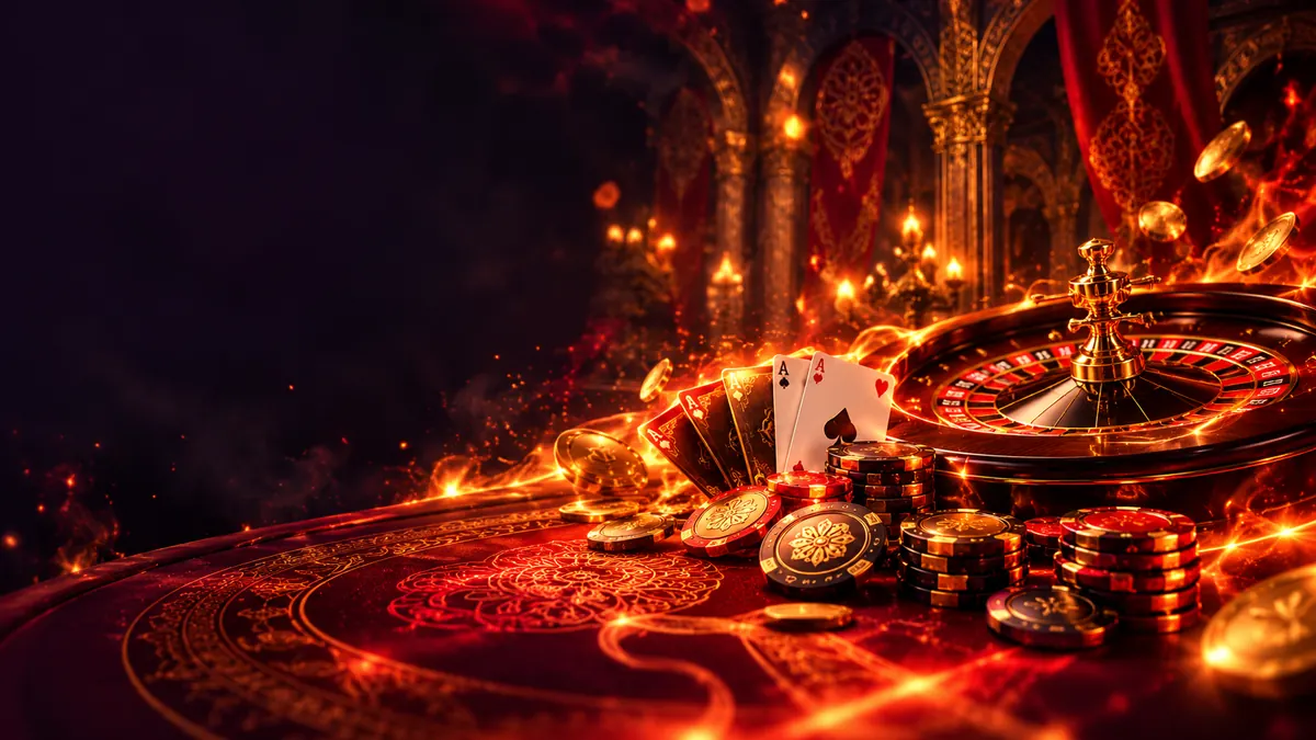 Fireball élő kaszinó asztal – illusztráció